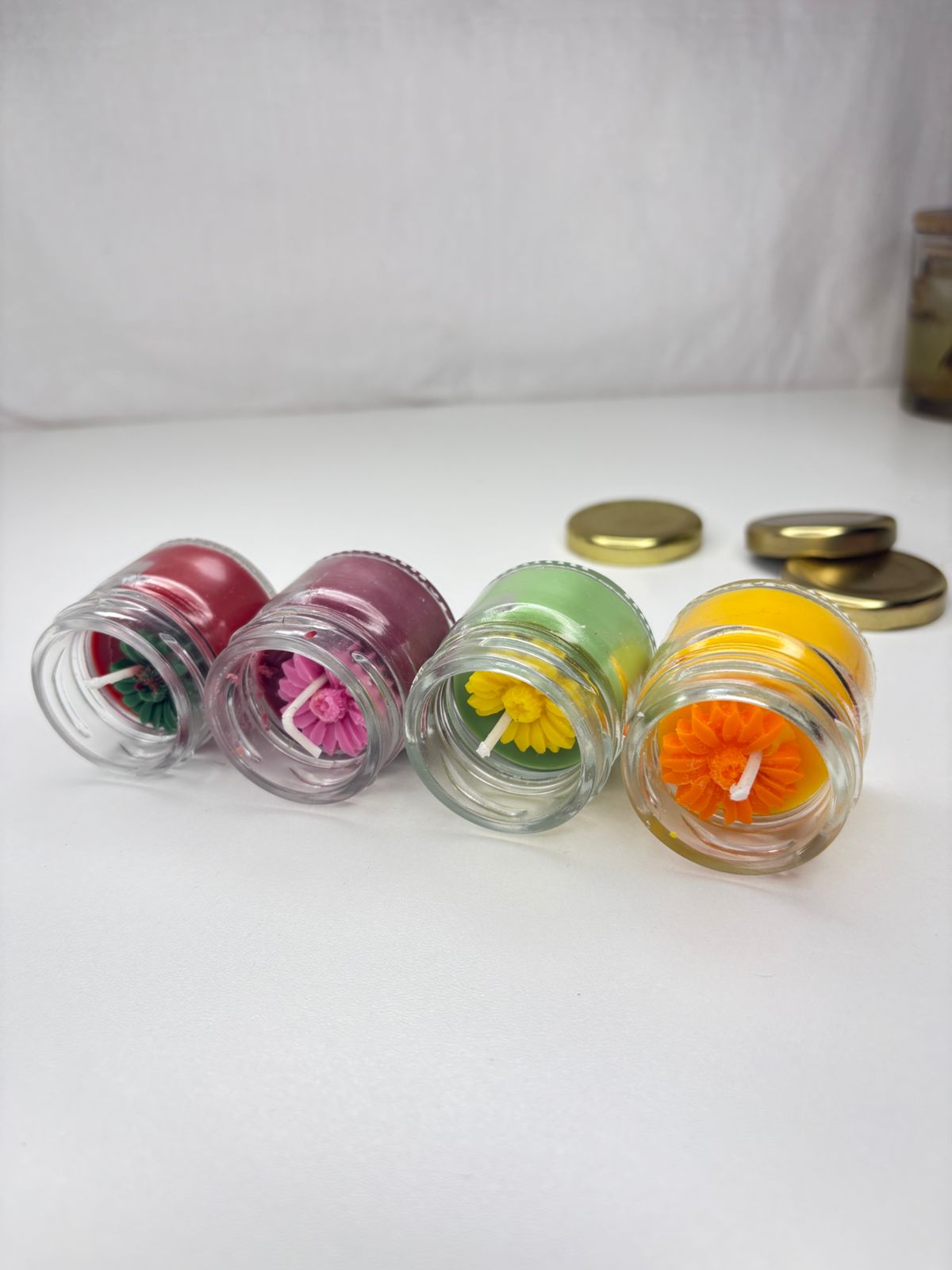 Blossom Candle pair of 4